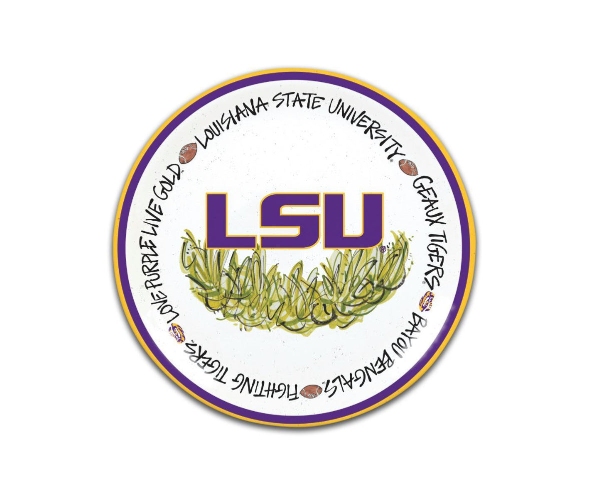 LSU Melamine Plate