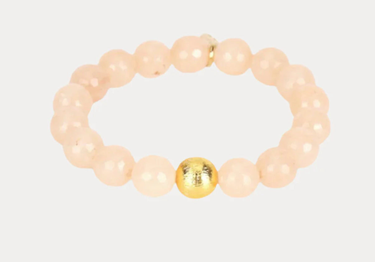 Bianca Beaded Bracelet- Ivory