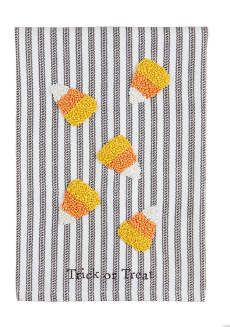 Candy Halloween Beaded Towel