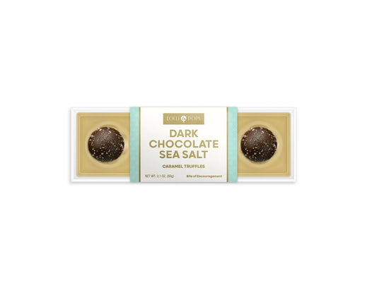 Sea Salt Caramel Dark Chocolate Truffle 4 Piece