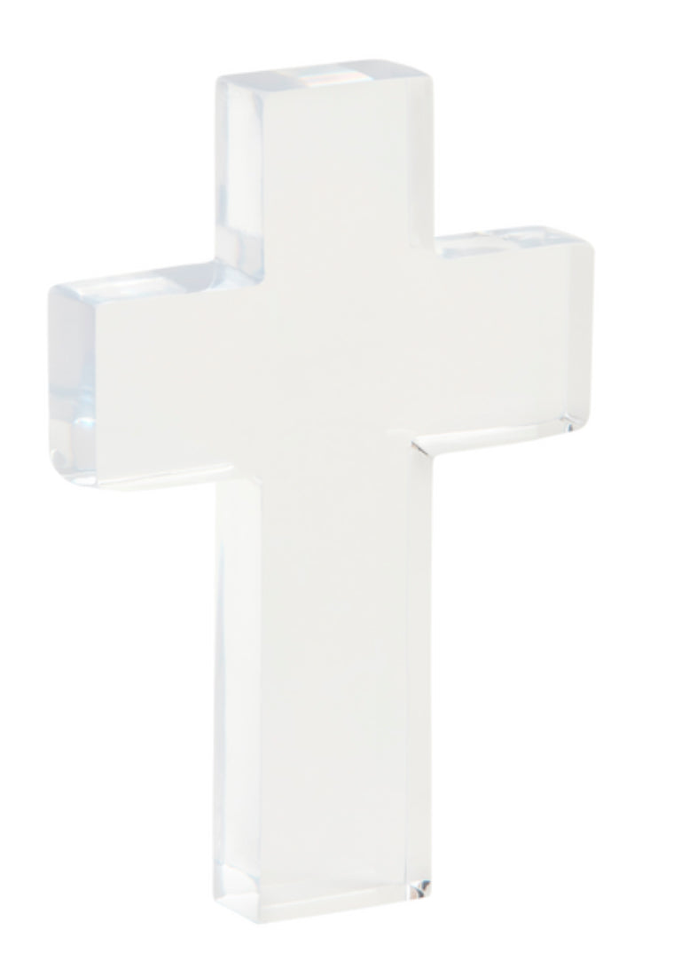 Clear Resin Cross