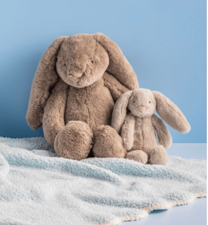 Mom and Baby Bunny Plush Set