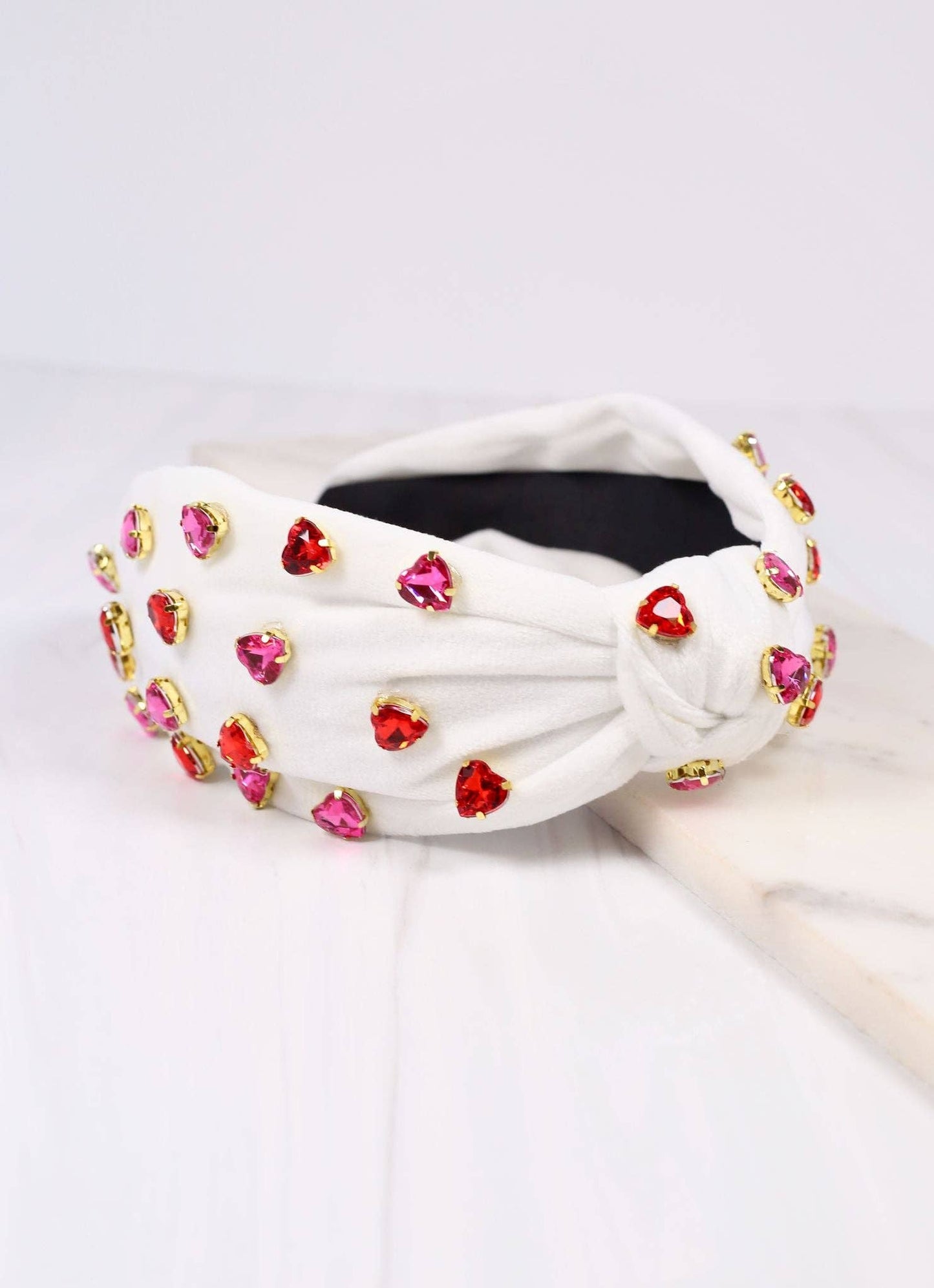 Lover Jeweled Headband WHITE: Default