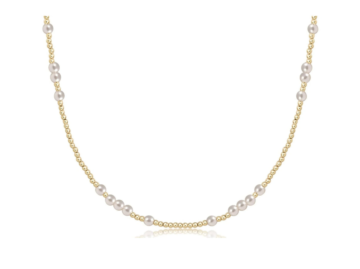 17" Choker Hope Unwritten 4mm Gold