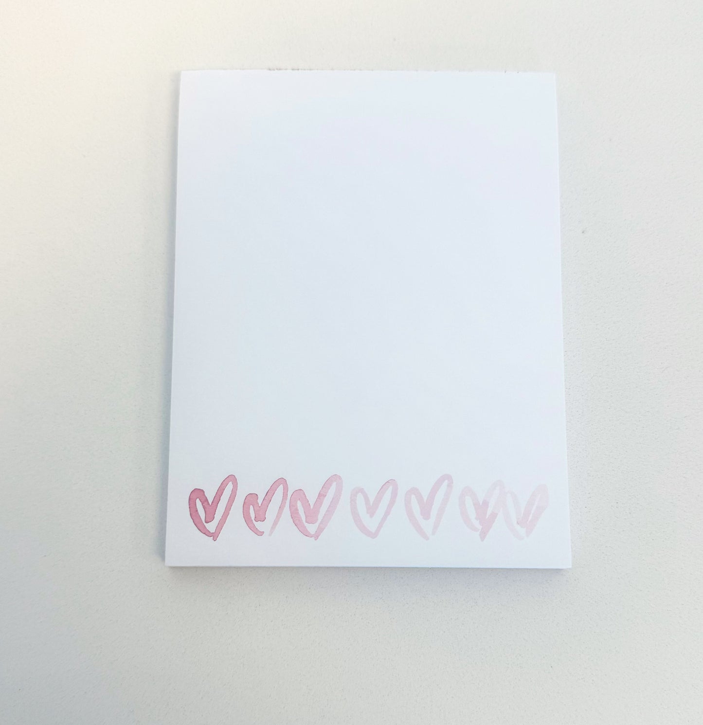 Watercolor Heart Notepad