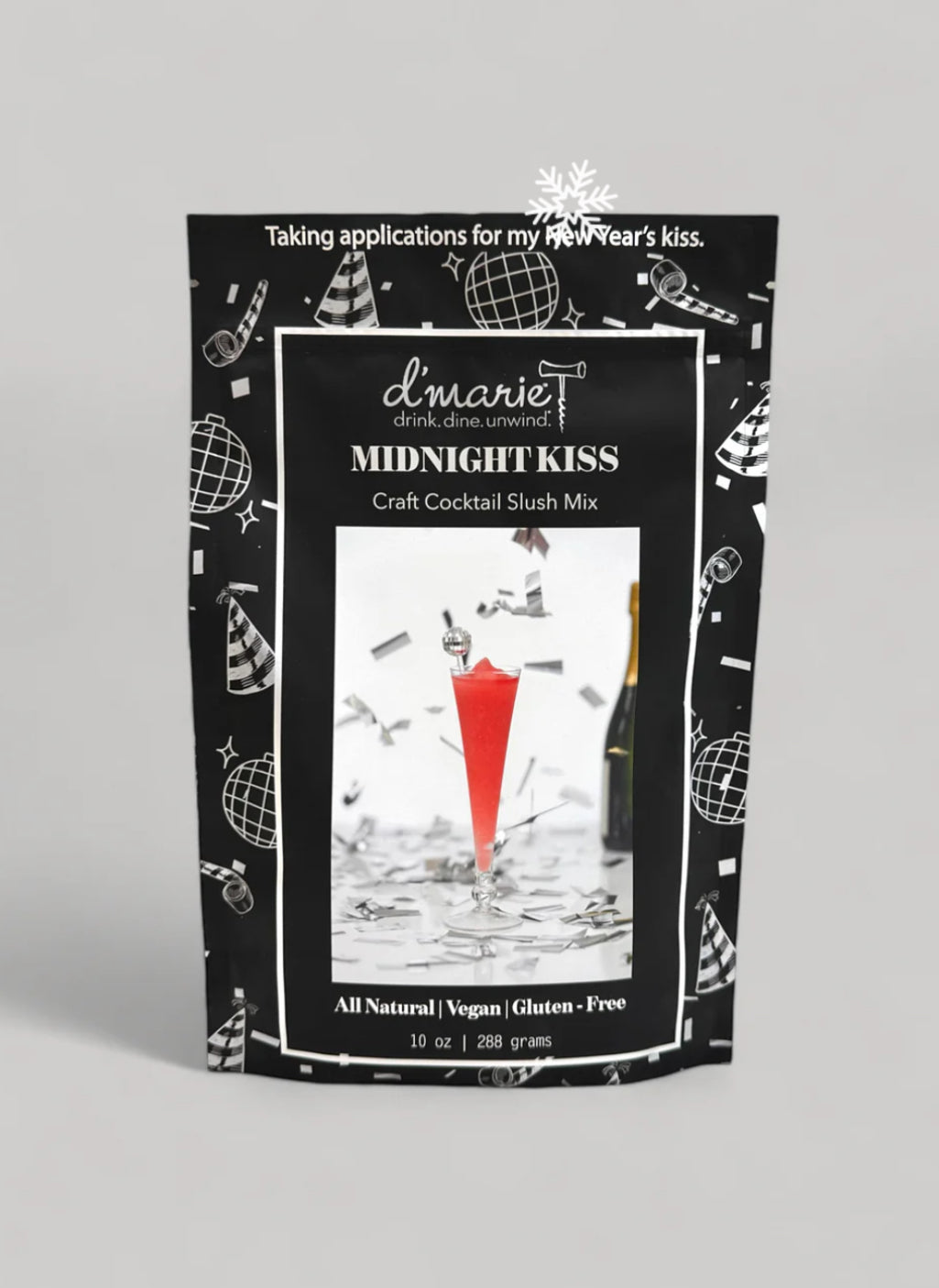 Midnight Kiss Cocktail Slushie