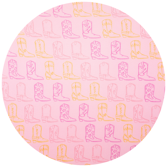 Cowgirl Walk Sleep Shorts Light Pink/Orange -Asst.: Large