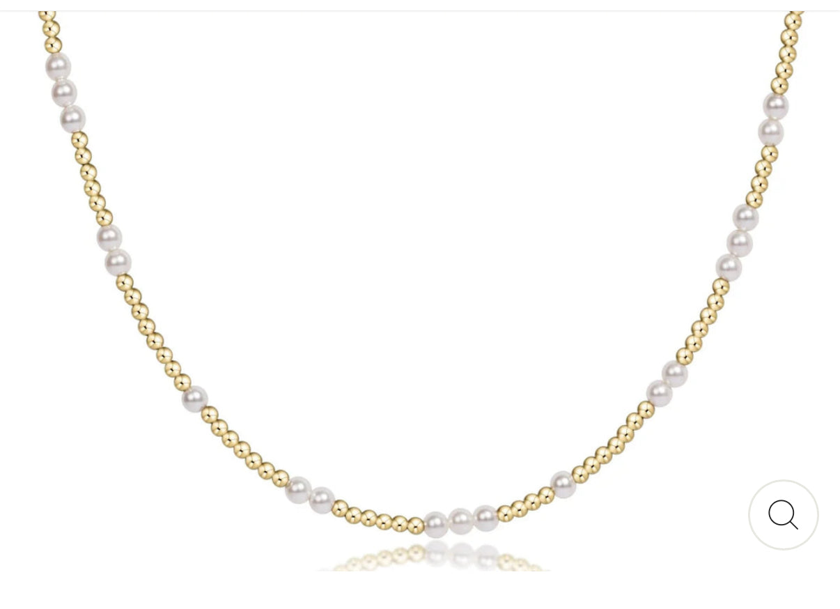 17” Choker Hope Unwritten 3mm Pearl