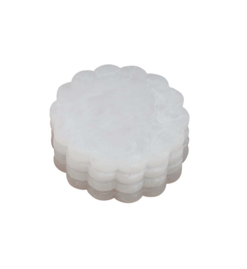 Scallop Resin Coaster