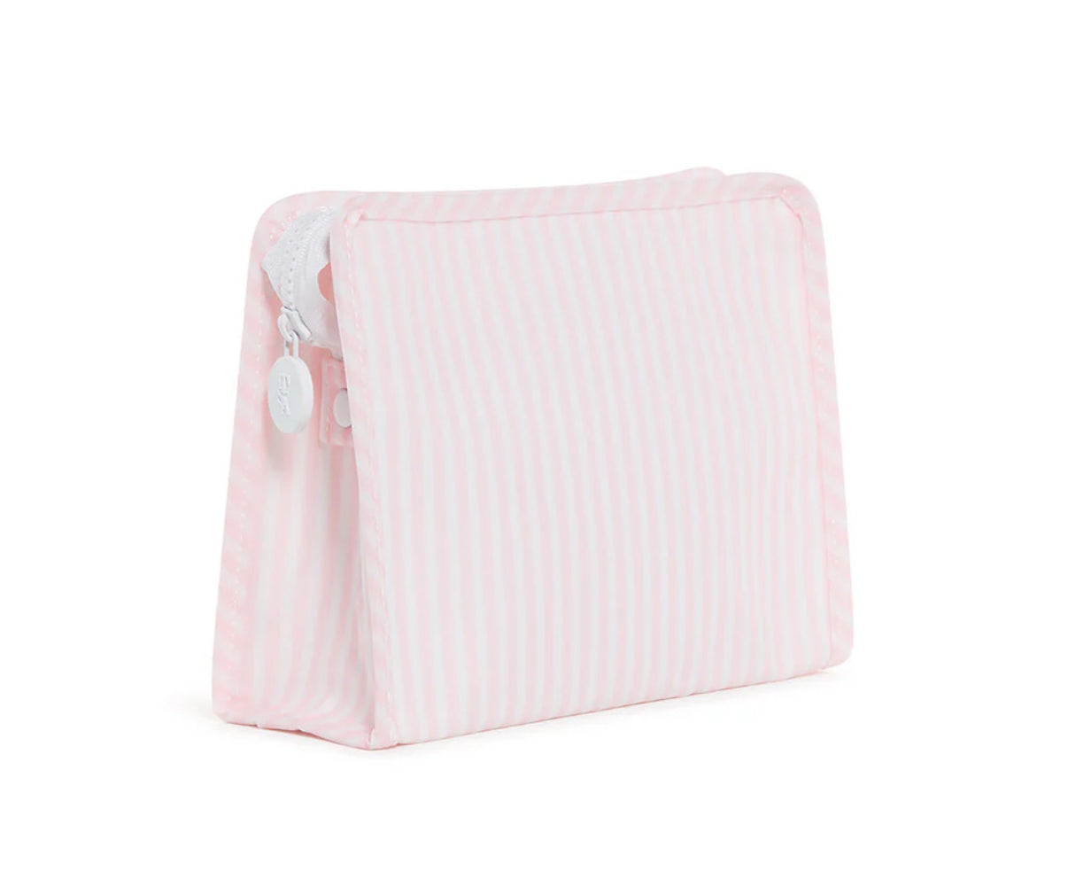 Roadie Medium Zip Pouch- Pimlico Pink Stripe