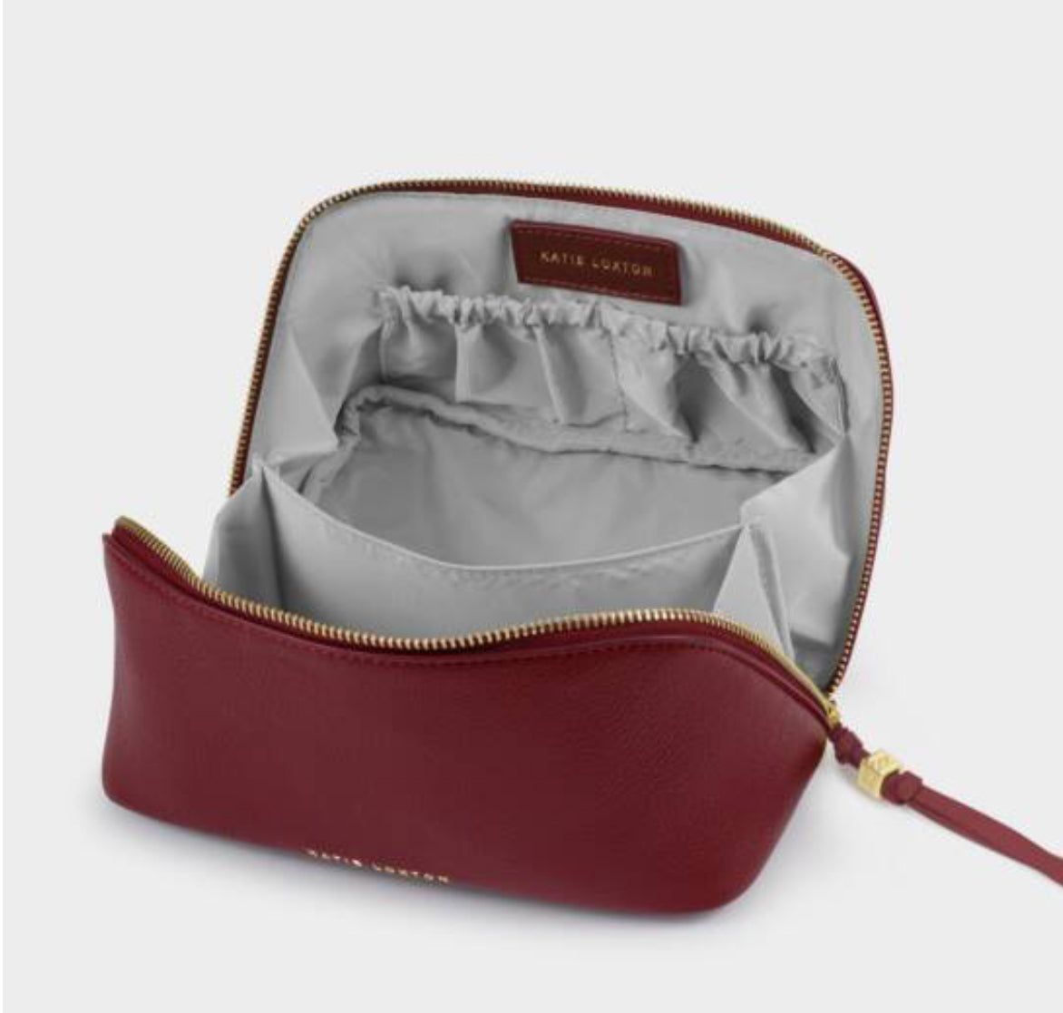 SoHo Make Up & Wash Bag Medium- Cherry