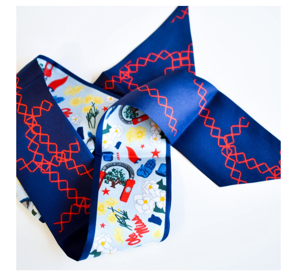 Ole Miss Skinny Scarf