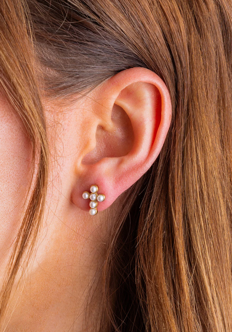 Faith Pearl Stud