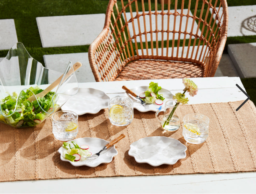 Ruffle Melamine Plate