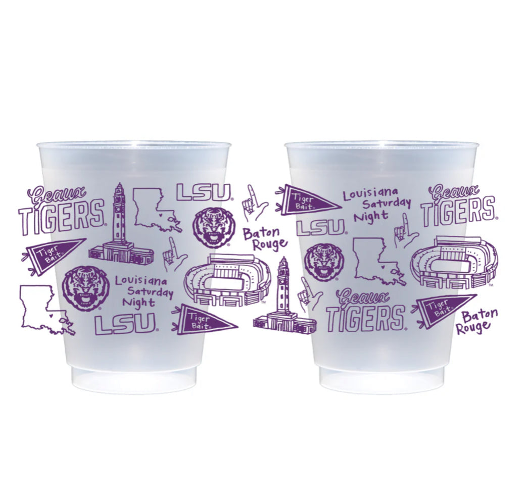 LSU Shatterproof Cups