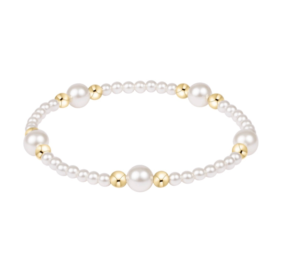Purpose Pearl 6mm Bead Bracelet- Pearl