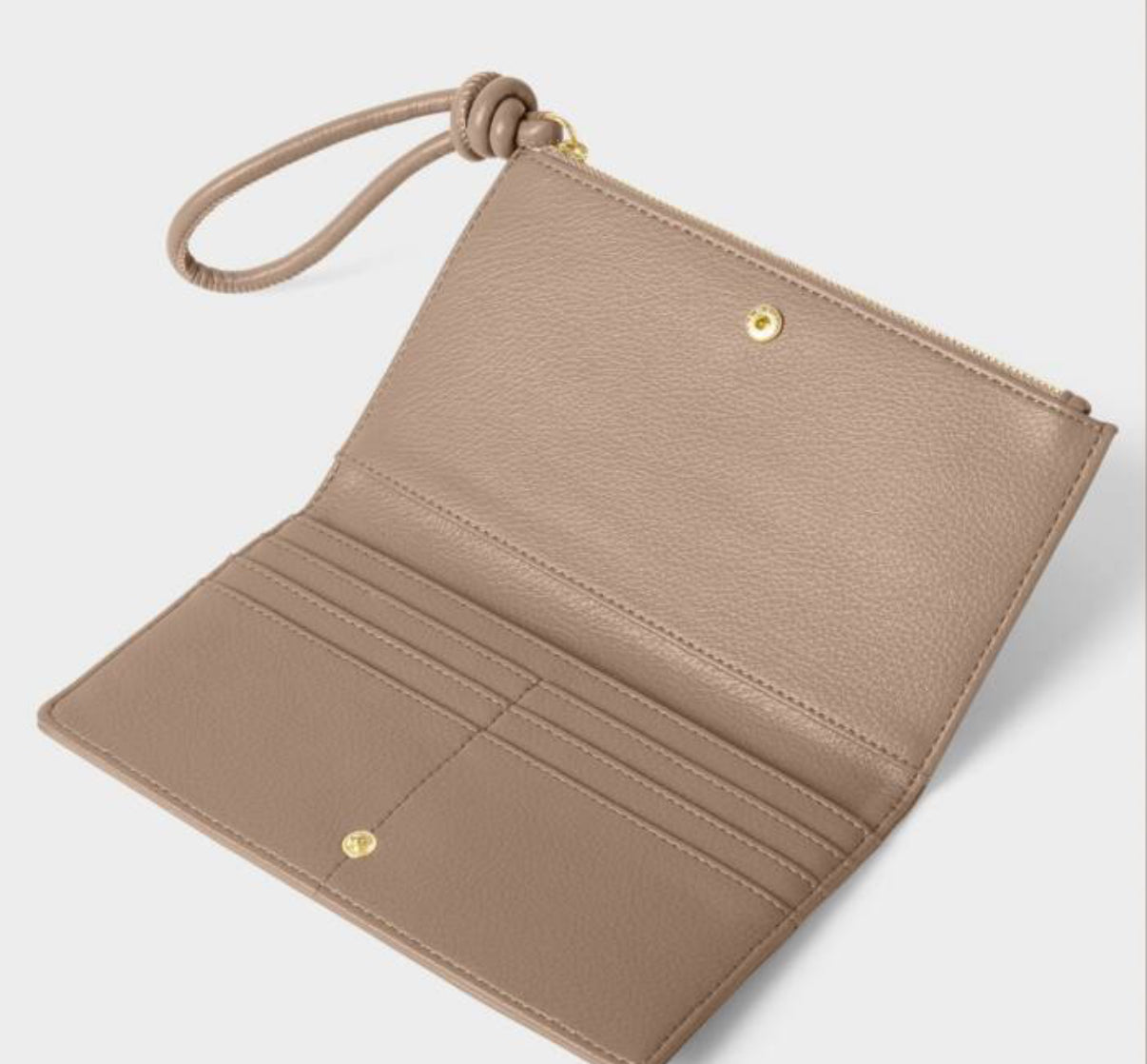 Asha Fold Out Wristlet- Mocha
