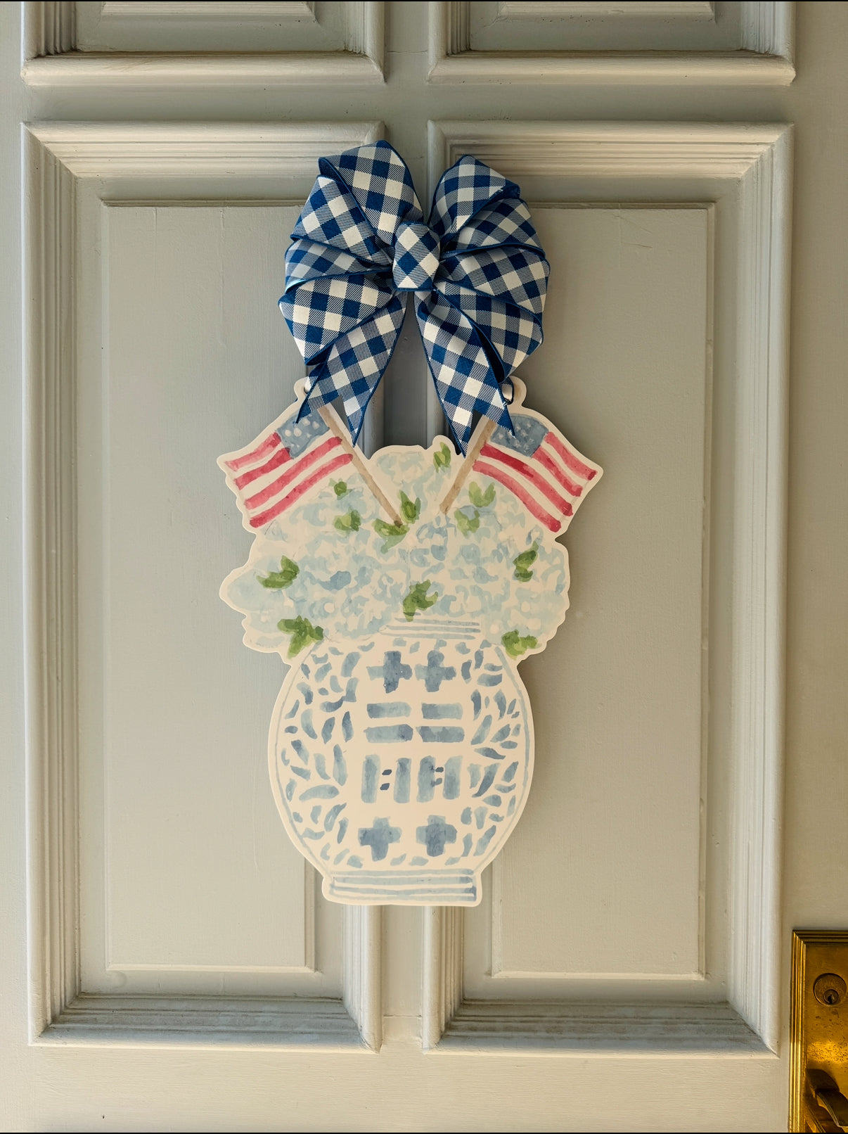 Ginger Jar Door Hanger