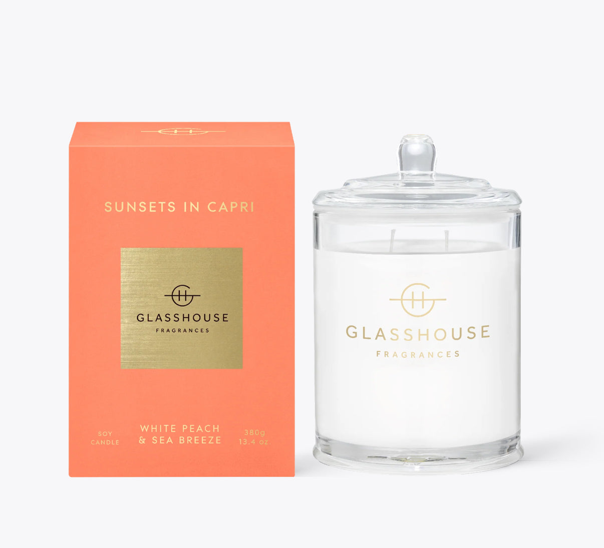 Sunsets in Capri 13.4oz Candle - Glasshouse Fragrances