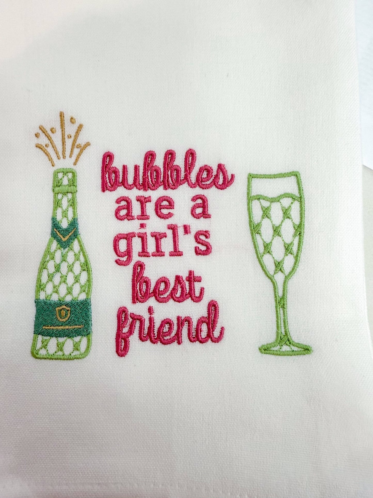 Bubbles Tea Towel
