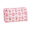 White Bow Bloom Quilted Case