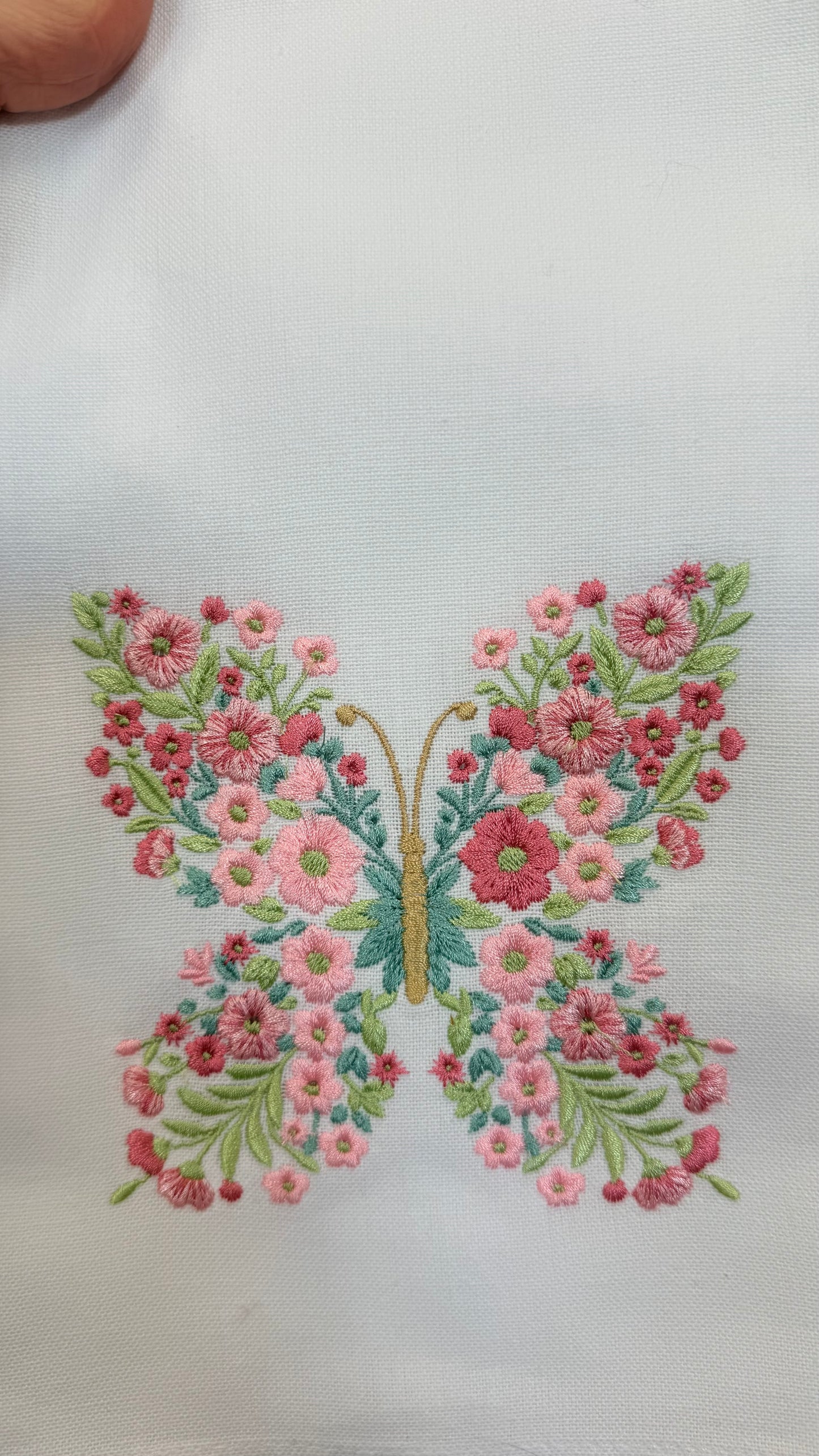 Floral Butterfly Tea Towel