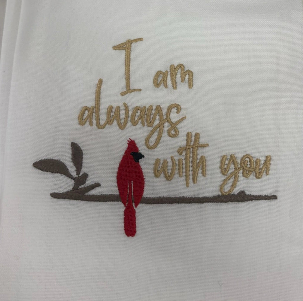 Cardinal Always Tea Towel