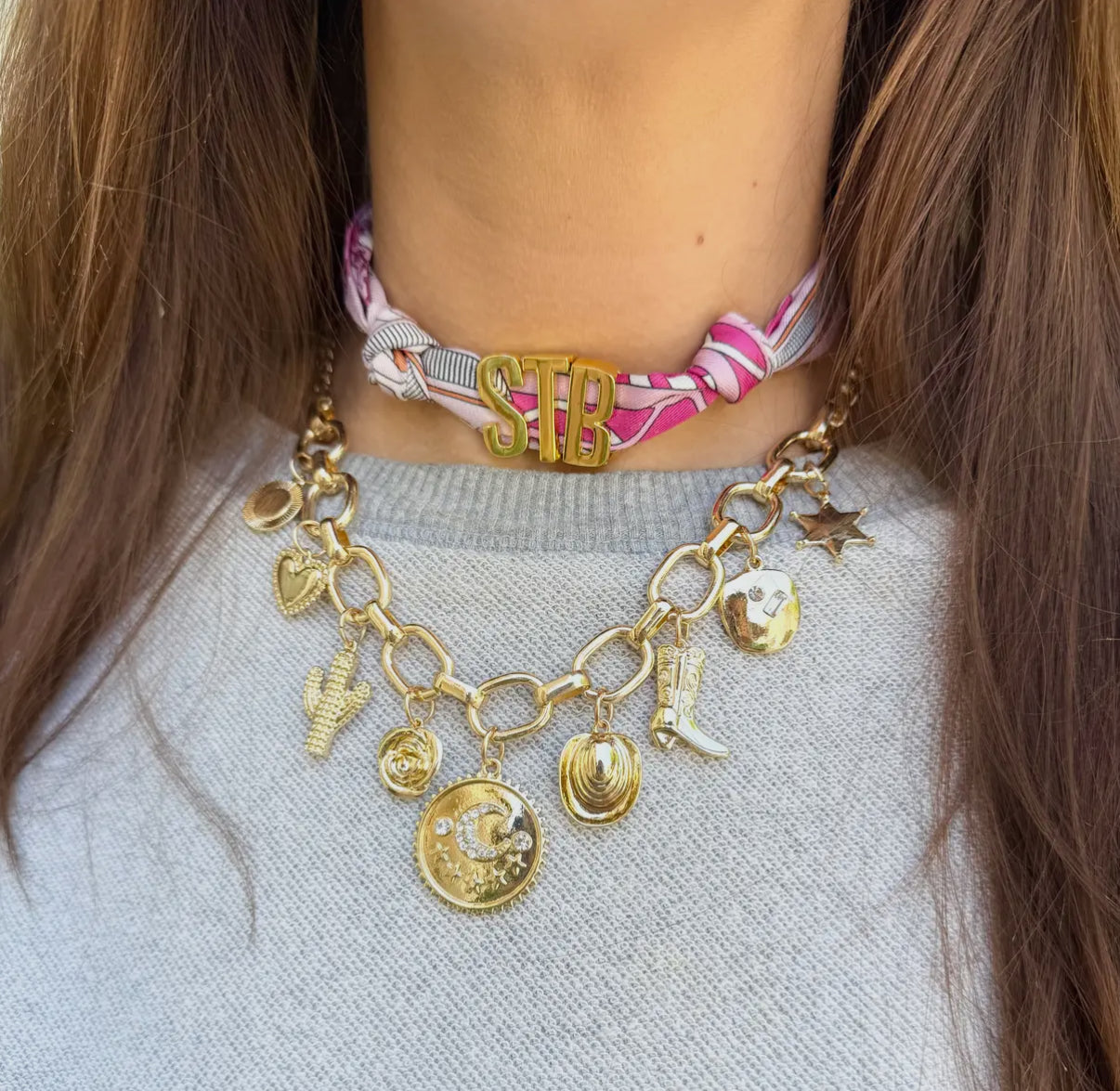 Slide on Gold Block Letter