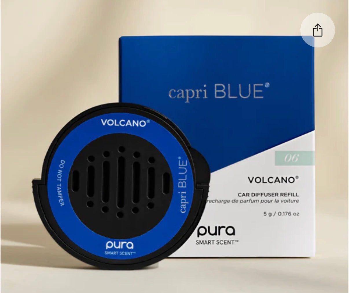 Volcano (Capri Blue) Pura Car