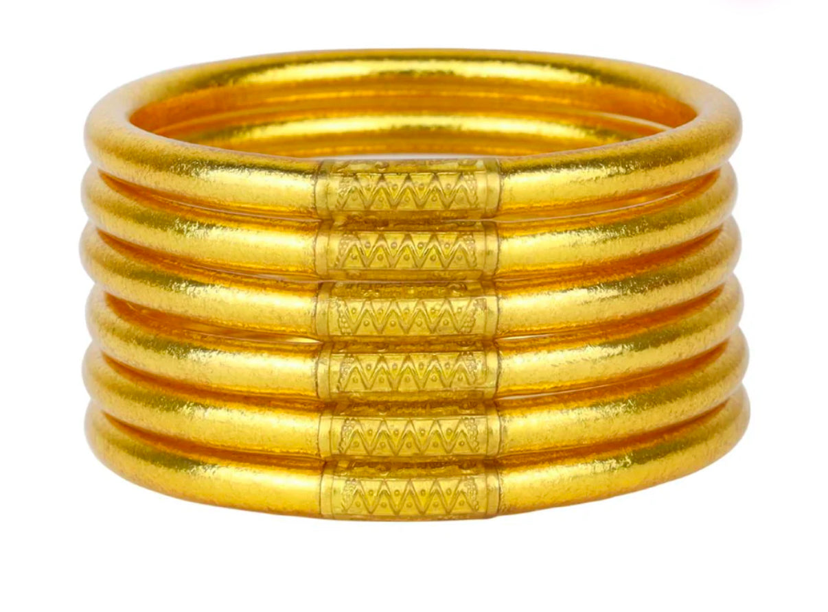 Gold All Weather Bangles®, set of 6 AWB