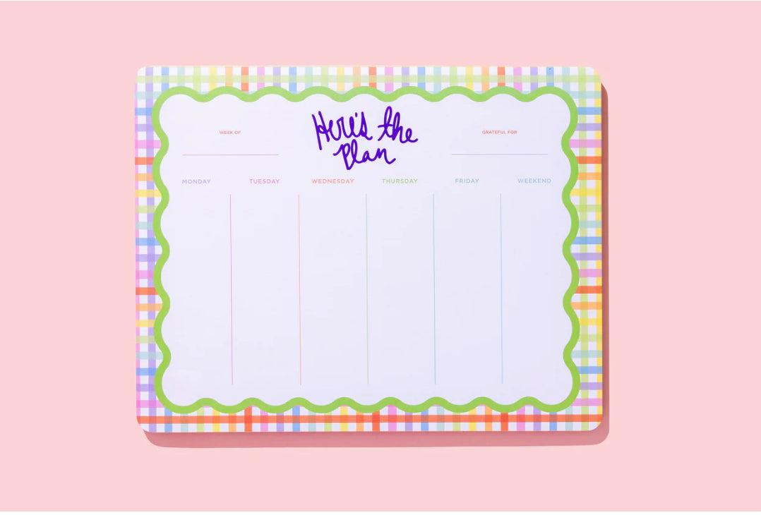 Here’s the Plan Notepad