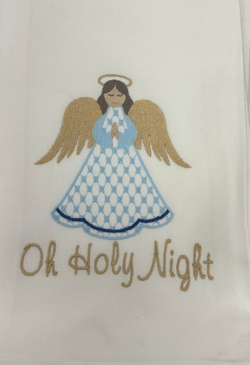 Blue Herend Angel Tea Towel