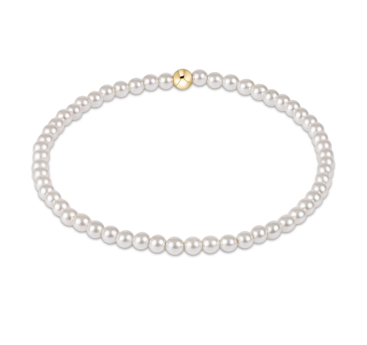Classic Pearl 3mm Bead Bracelet