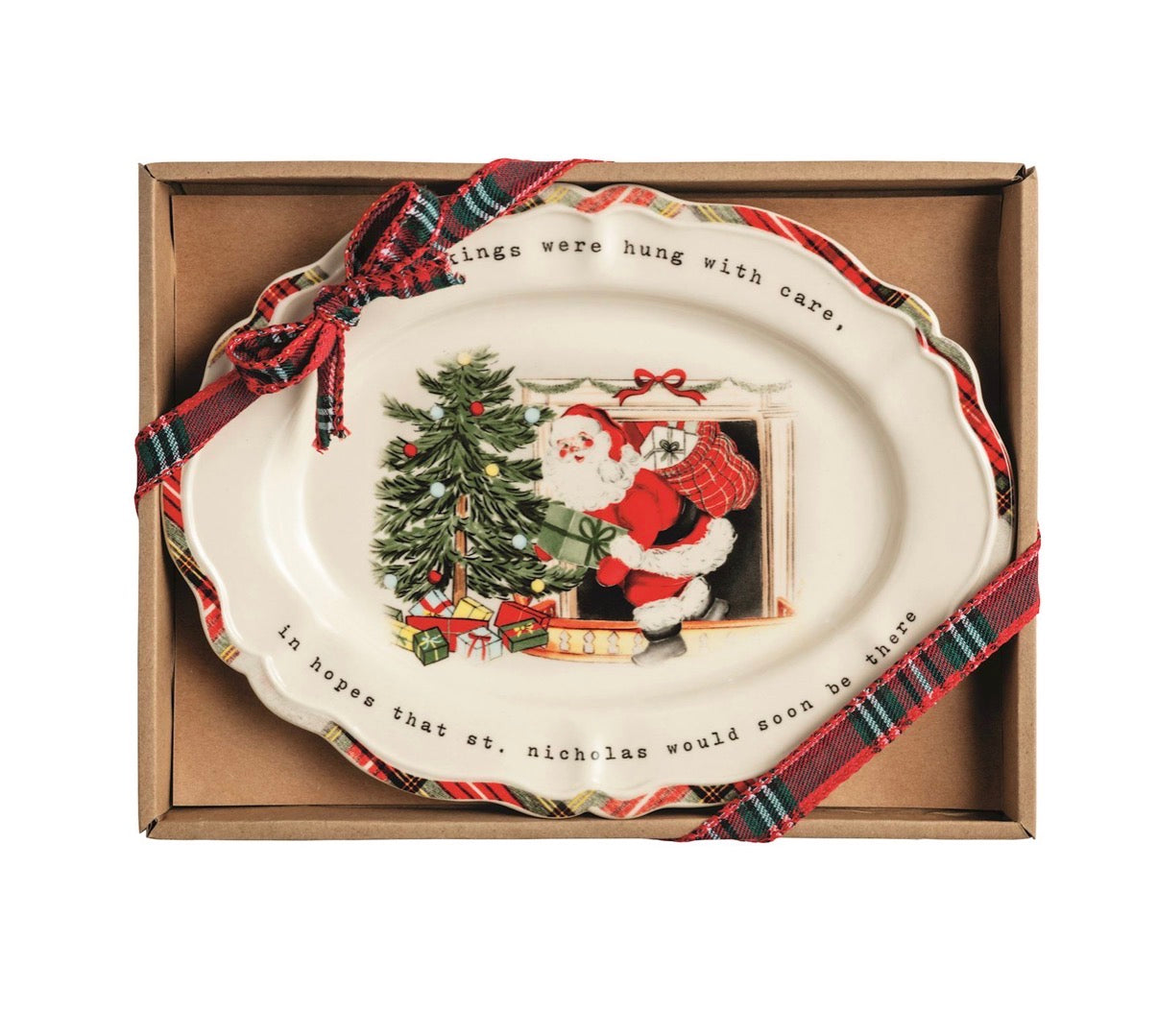 Fireplace Sentiment Plate