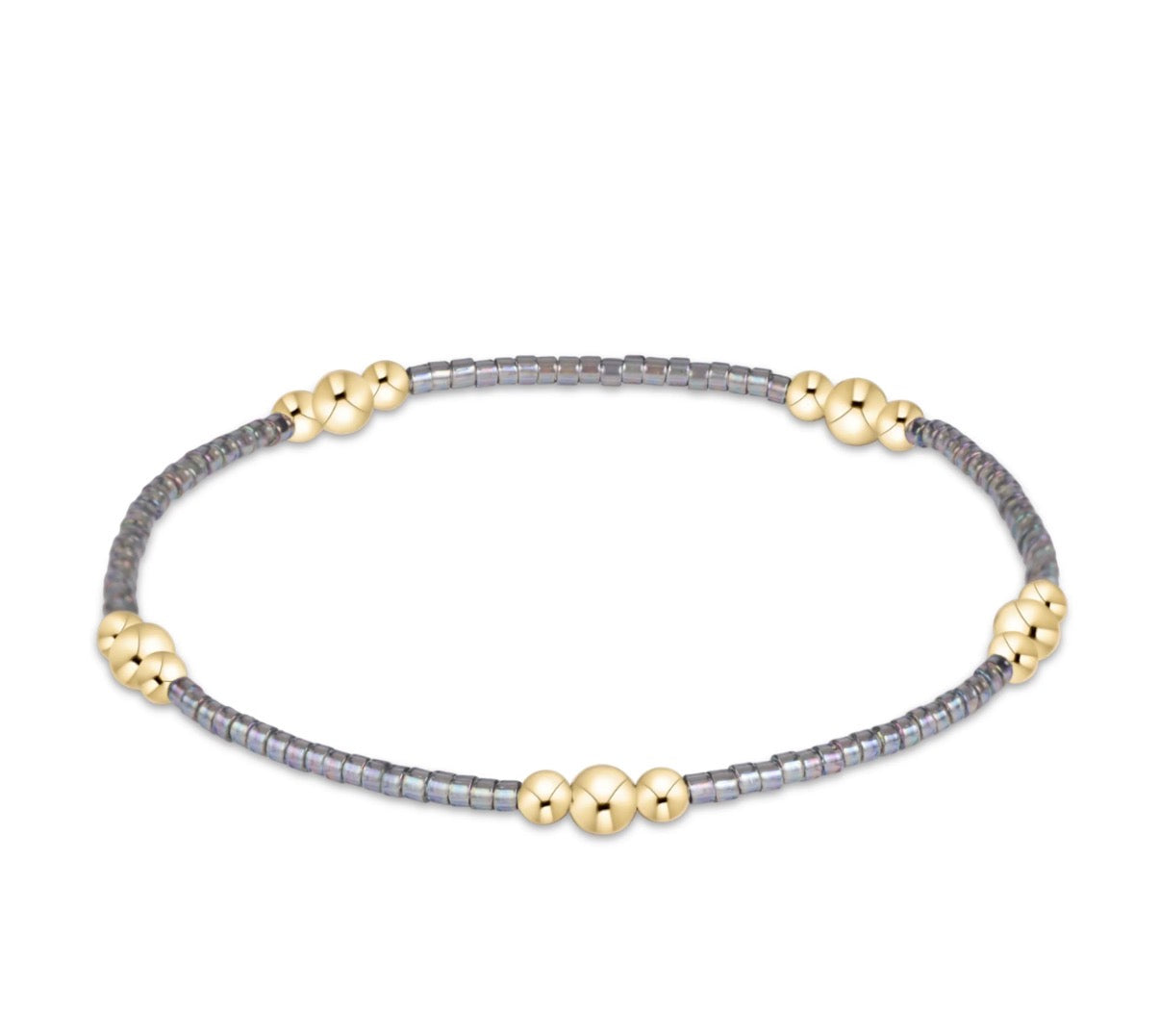 hope purpose gold bracelet - morning mist