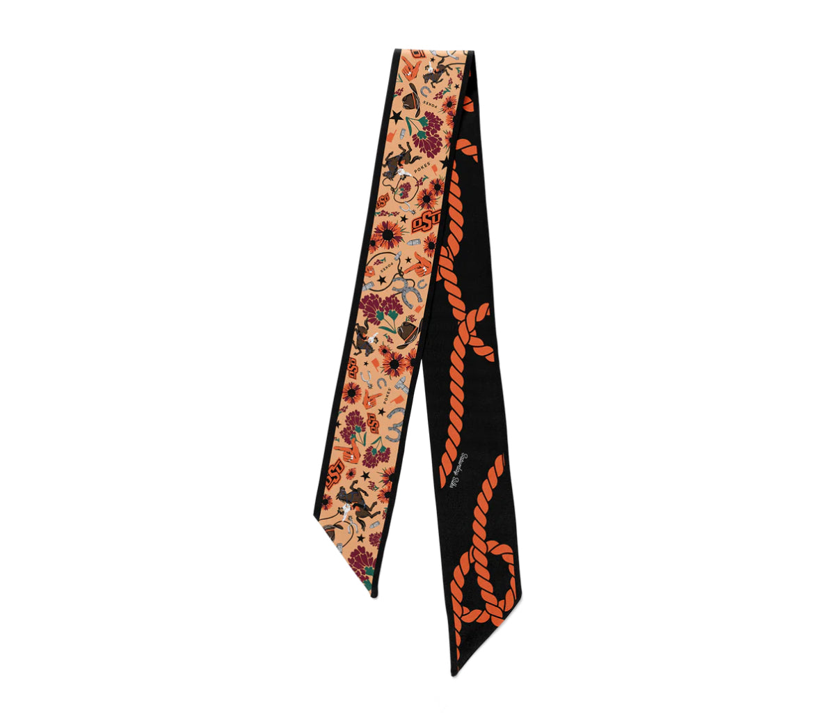 Oklahoma State Skinny Scarf