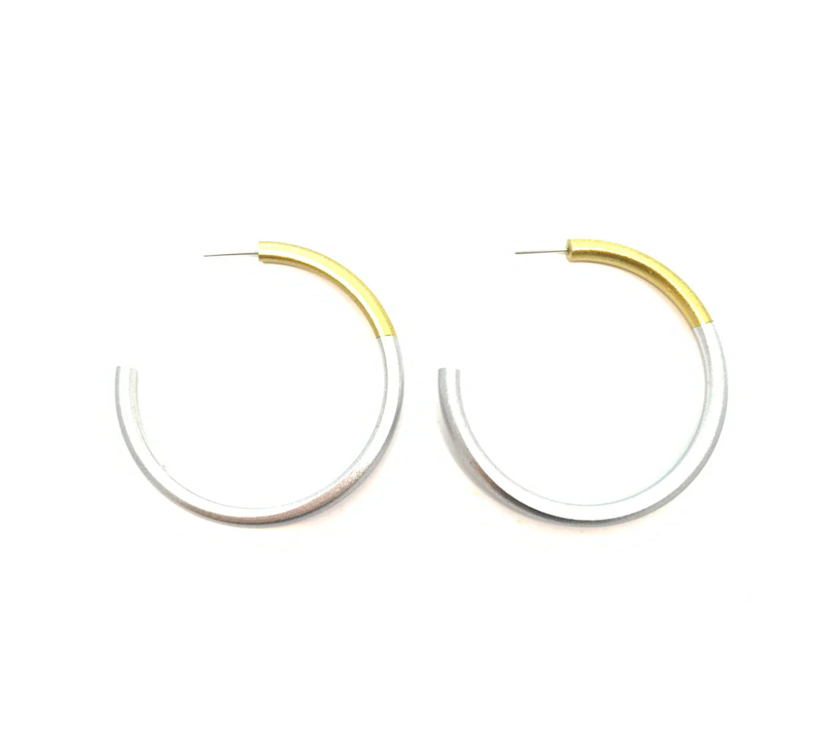 Liz Hoops Gold/Silver