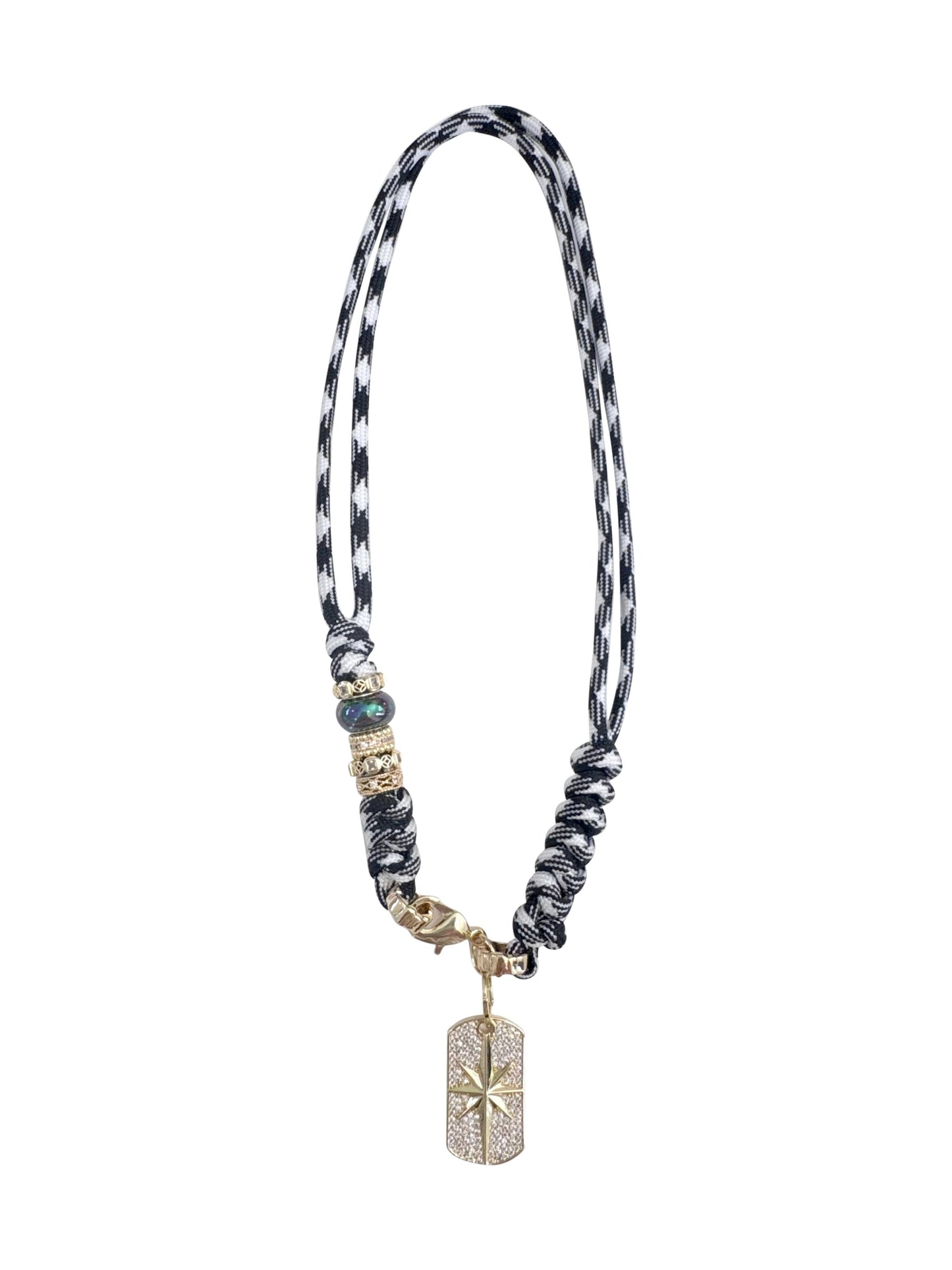 Johnny Black Rope Necklace