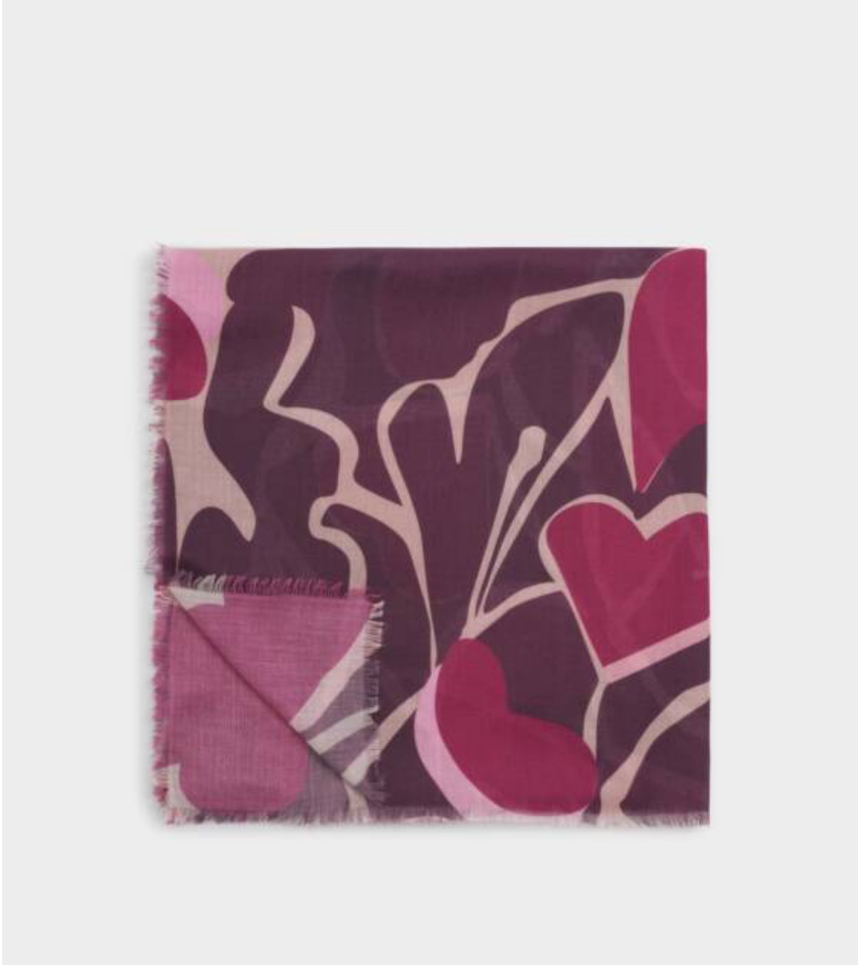 Organic Heart Print Scarf
