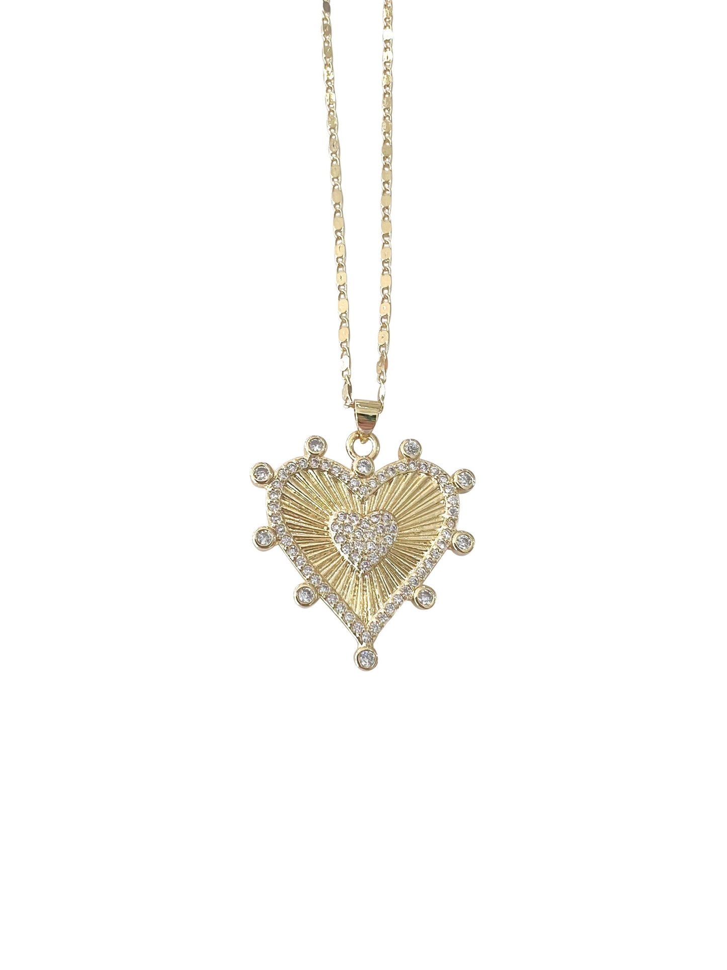 Carter Gold Heart Necklace