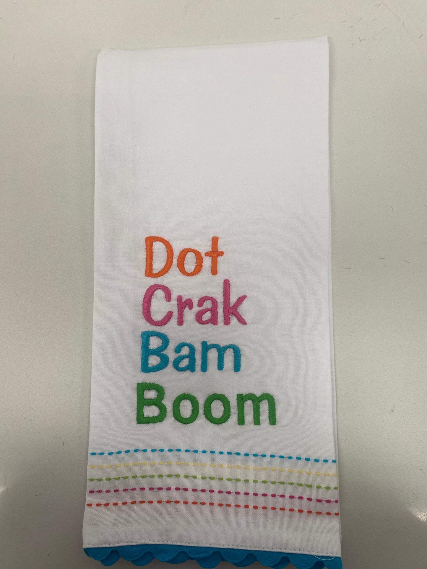 Dot Crak Bam Tea Towel