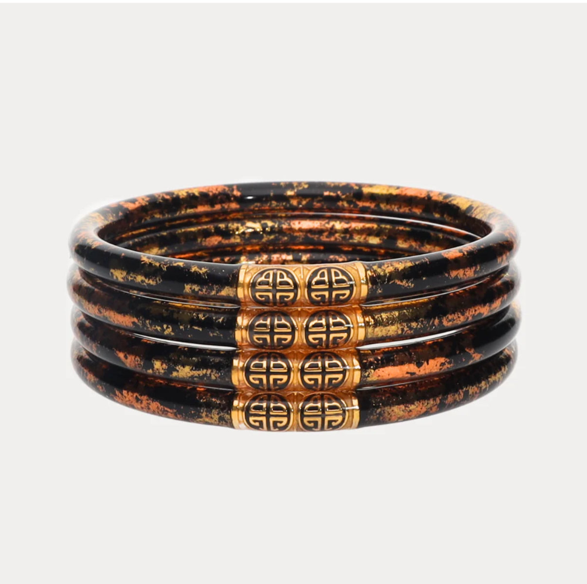KOI Leopard All Weather Bangles® AWB®- Set of 4