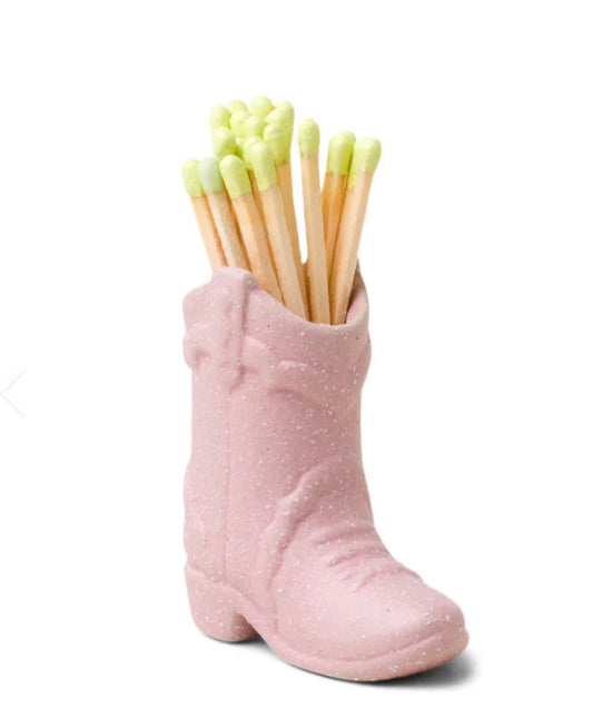 Cowboy Boot Match Holder - Pink