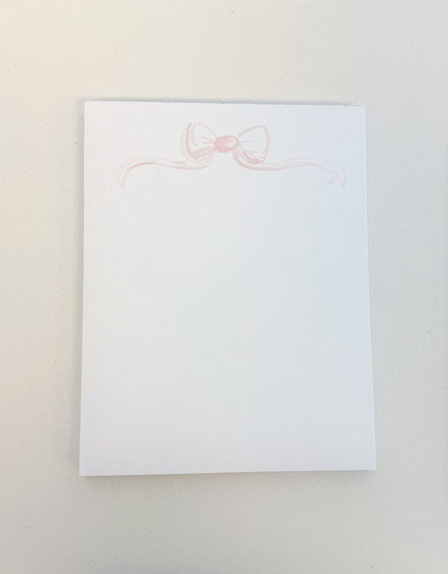 Watercolor Bow Notepad