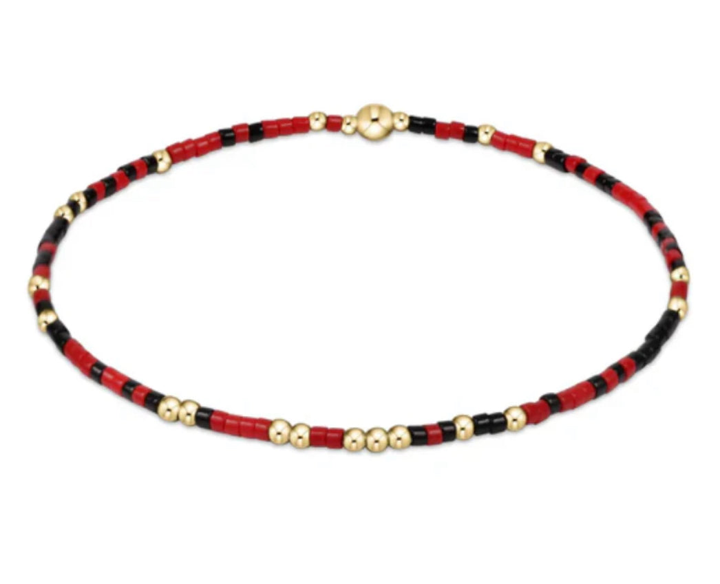 Gameday Hope Unwritten Bracelet - Bright Red Onyx
