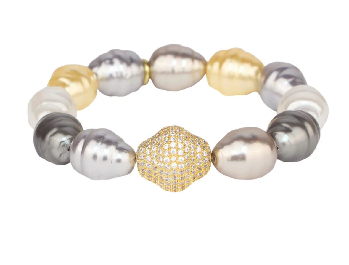 Isabel Pearl Bracelet- Multicolored