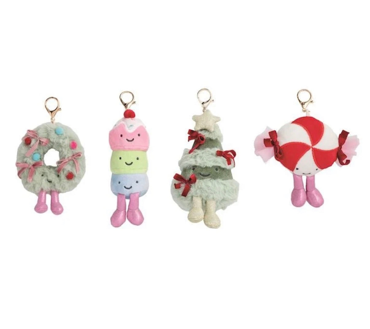 Holiday Plush Keychain