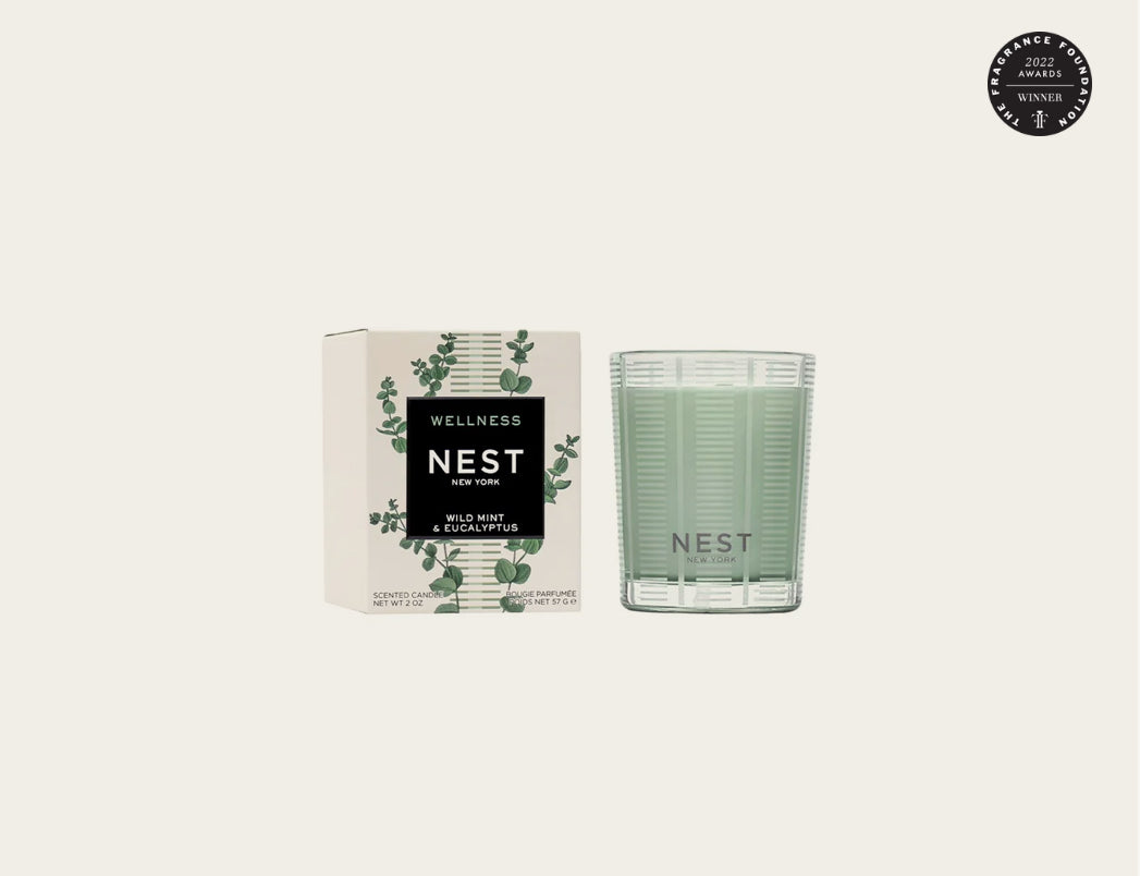 Wild Mint & Eucalyptus Votive Candle