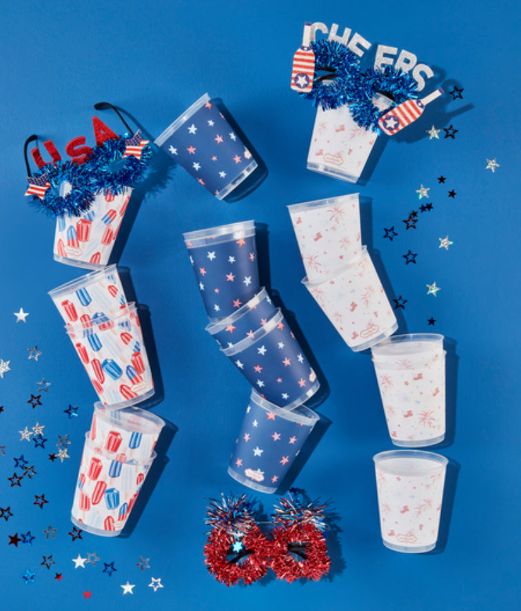 4th of July Party Cup Set