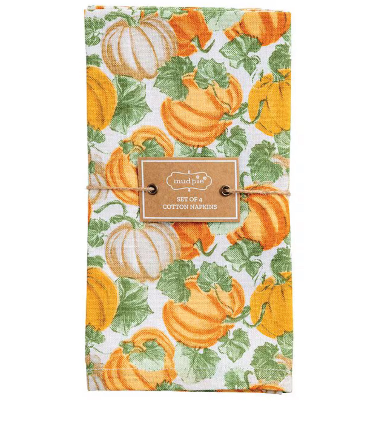Pumpkin Dinner Napkins - Set of 4